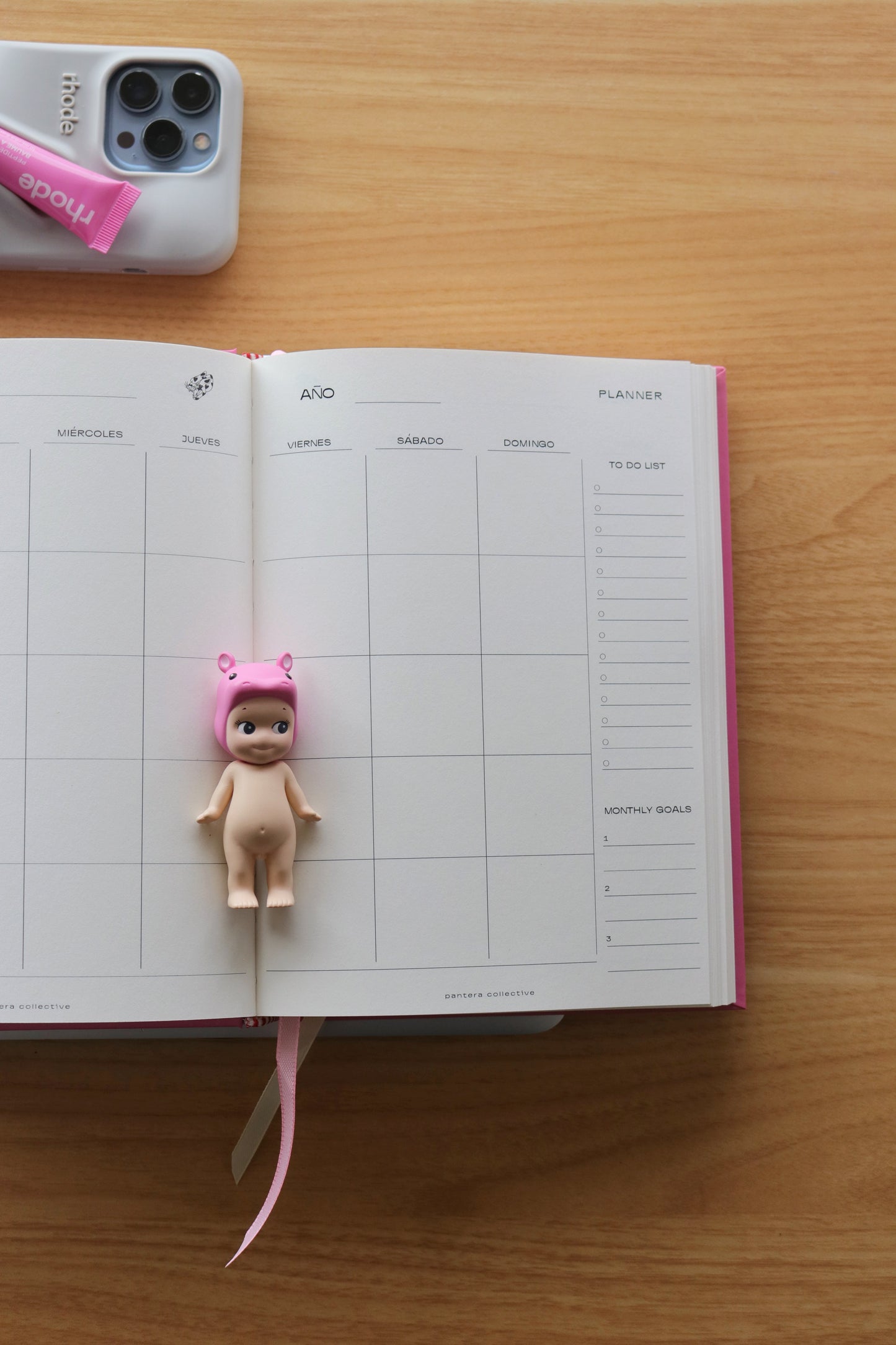Weekly Planner Rosa