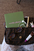 Weekly Planner Green Pink