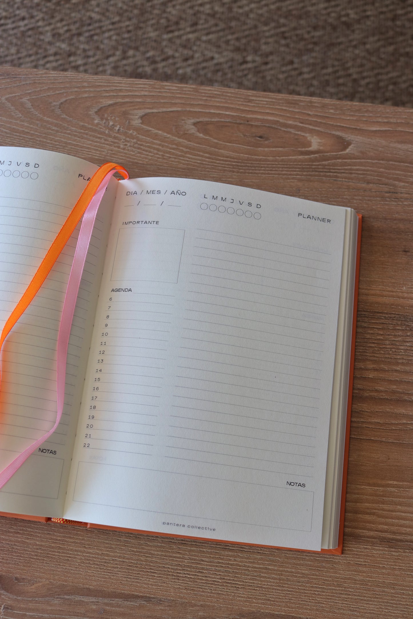 Daily Planner Sunset Glow