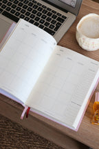Daily Planner Pink Red