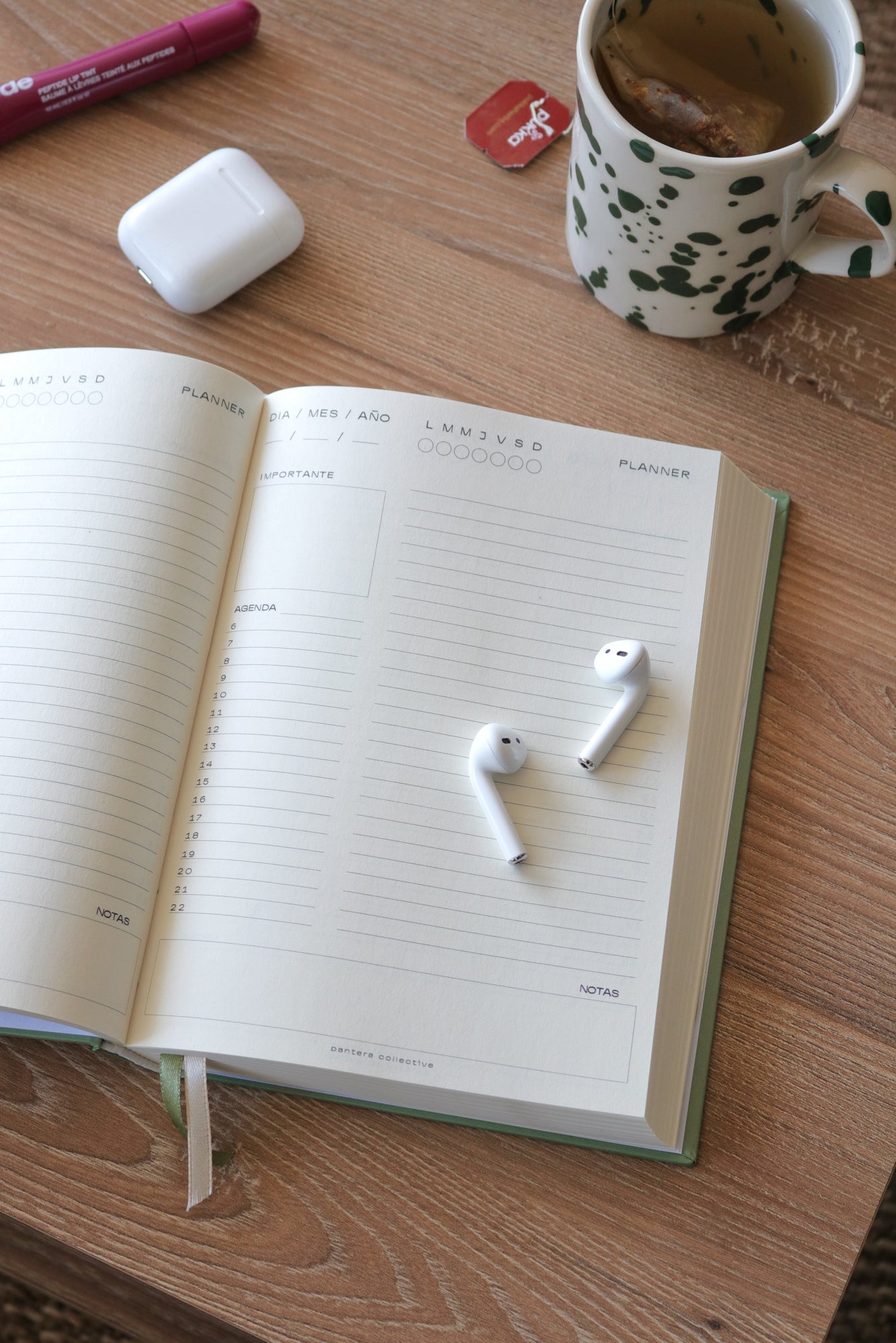 Daily Planner Sage Green