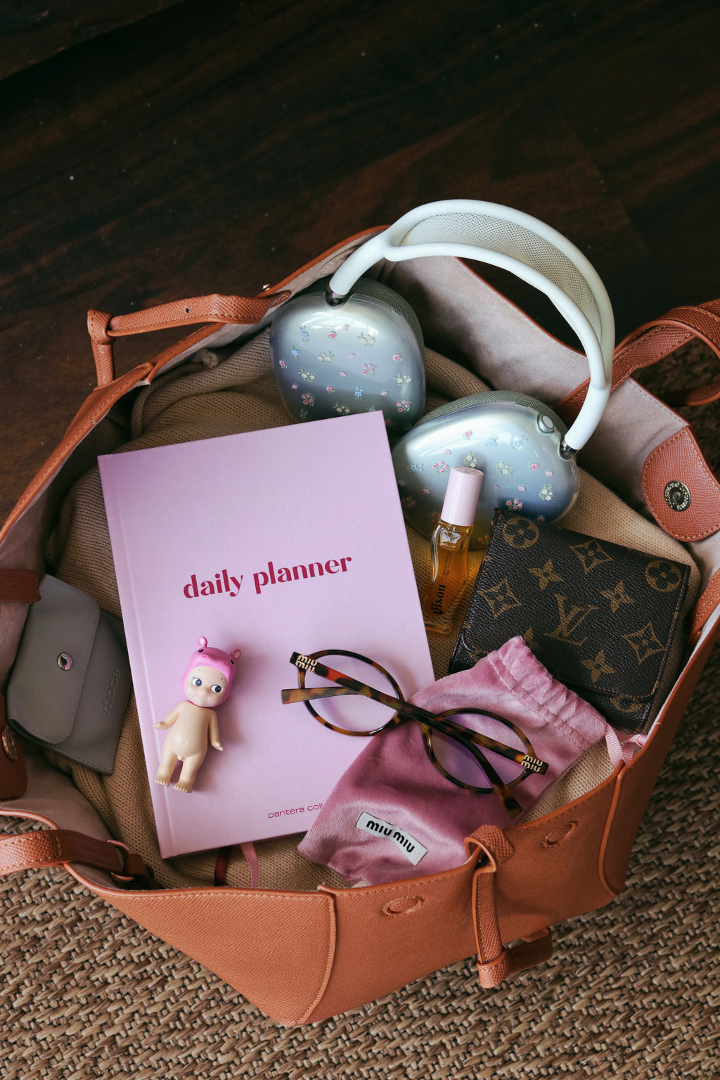 Daily Planner Pink Red