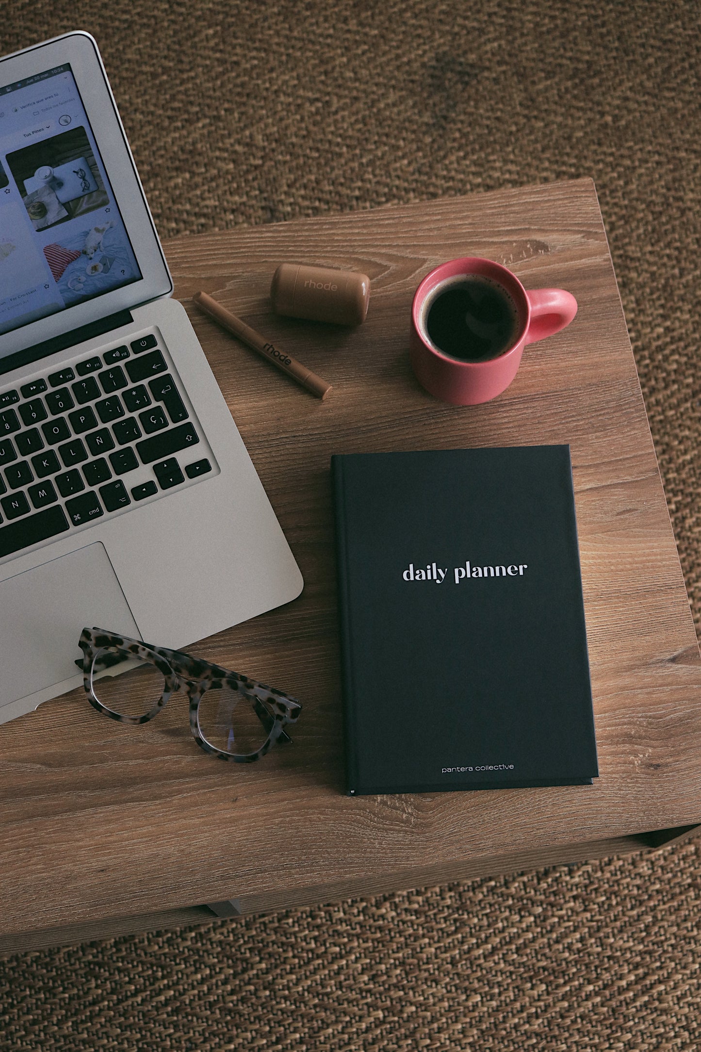 Daily Planner Dark Grey