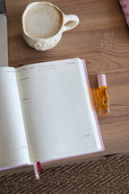 Daily Planner Pink Red