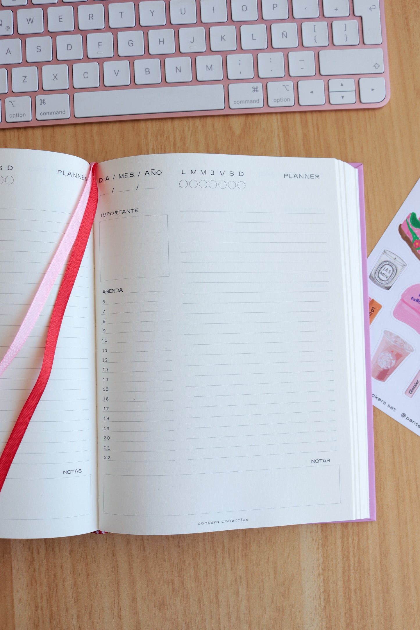 Daily Planner Bubble Gum Edición Limitada