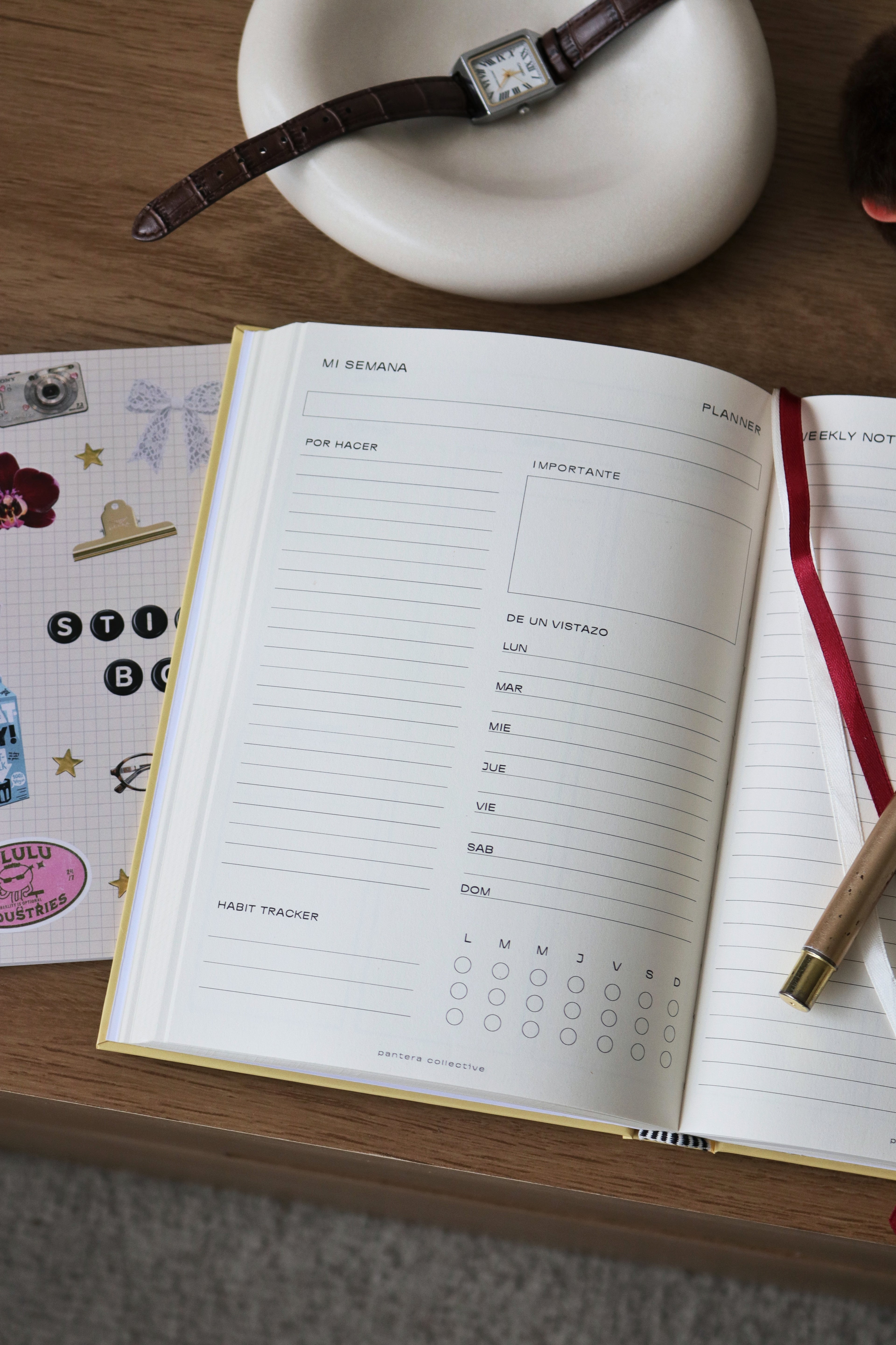 Weekly Planner Vanilla Sun Edición Limitada