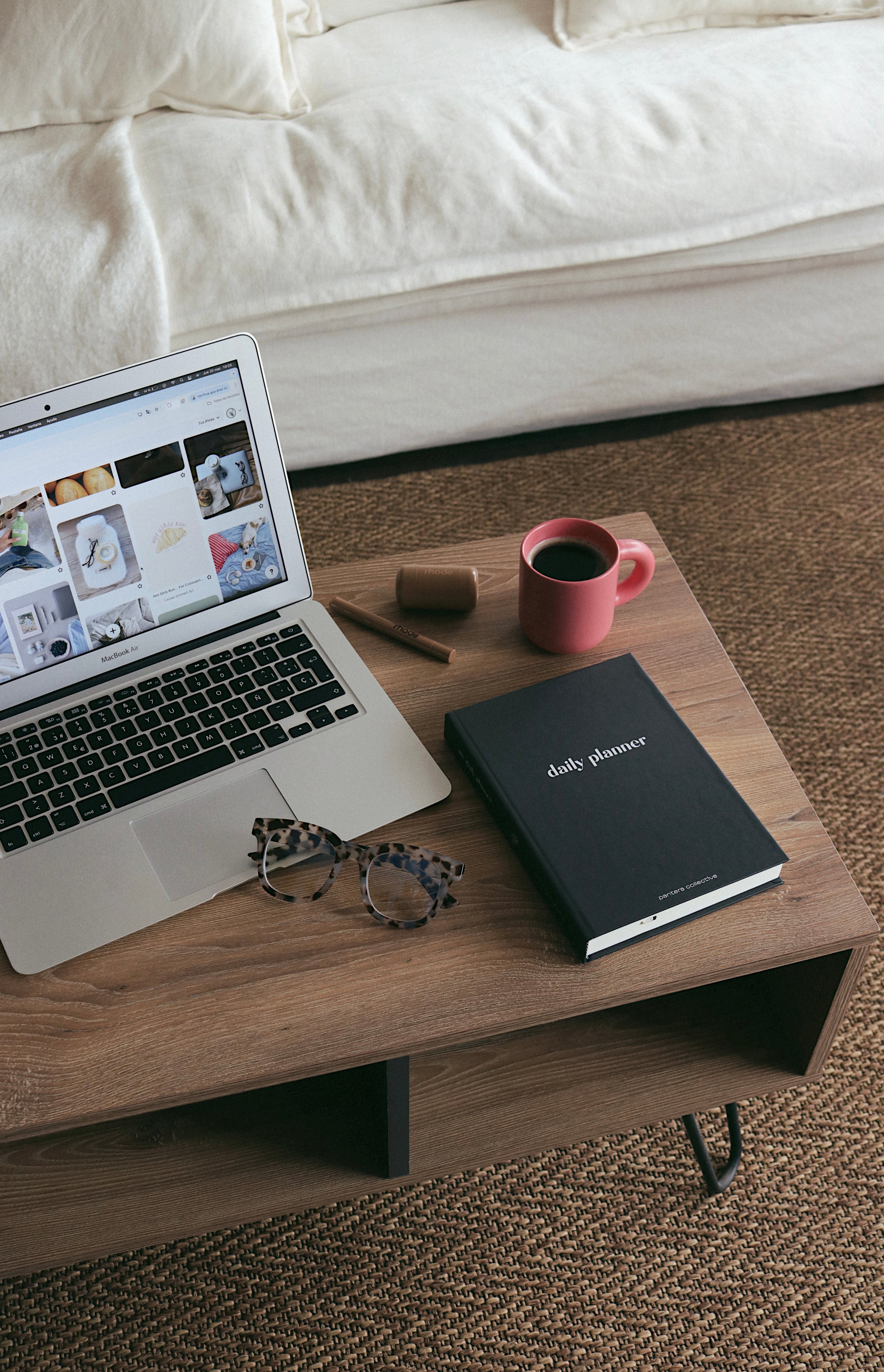 Daily Planner Dark Grey