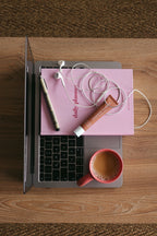 Daily Planner Pink Red