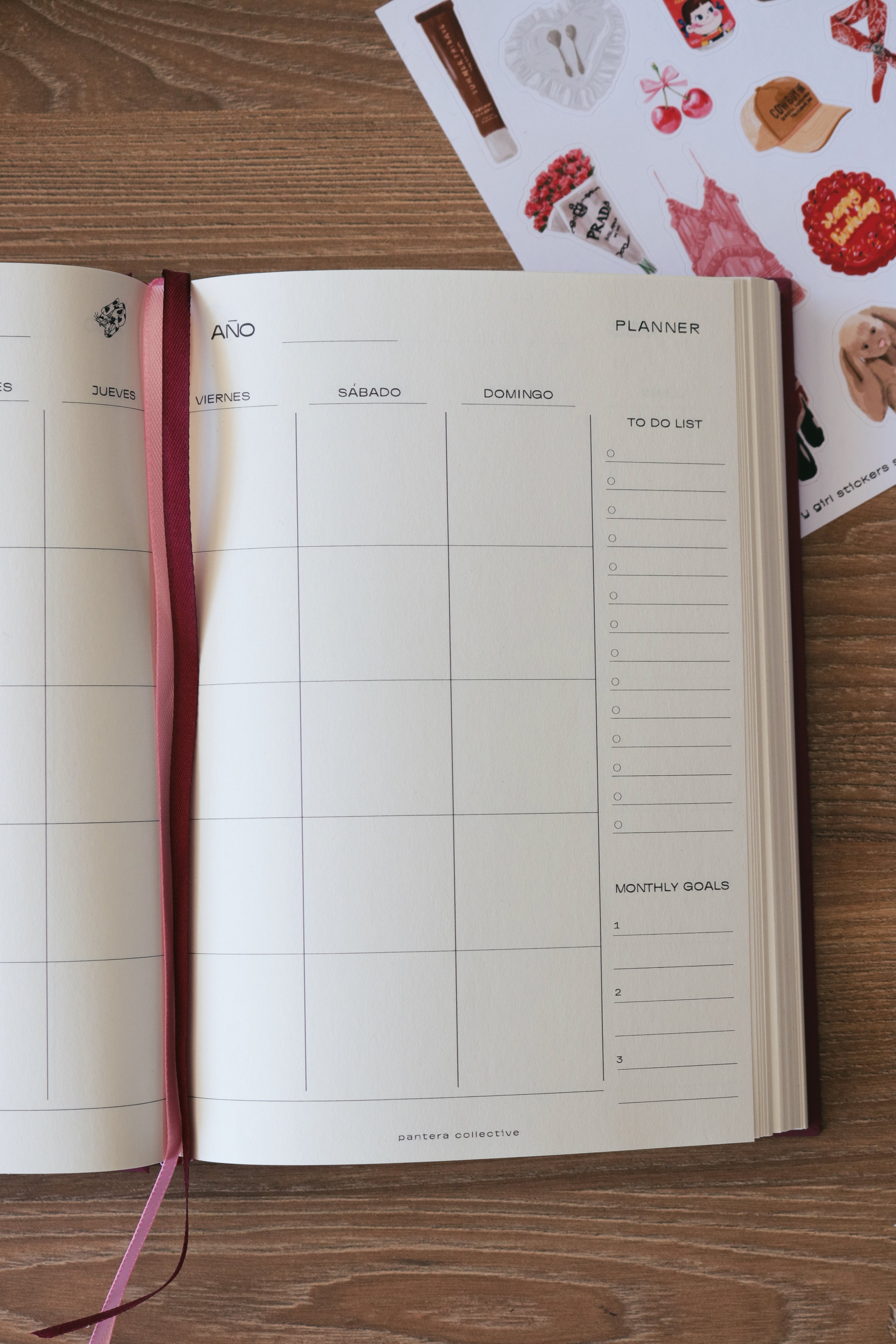 Weekly Planner Cherry Pop