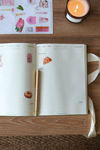 Daily Planner Green Pink