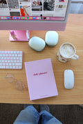 Daily Planner Pink Red